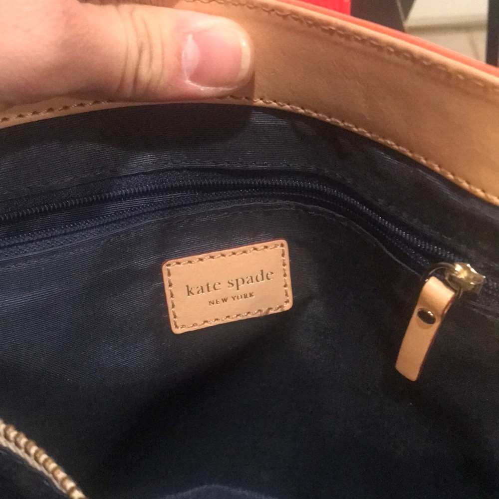 Womens Orange Kate Spade Purse - Picture 3 of 11